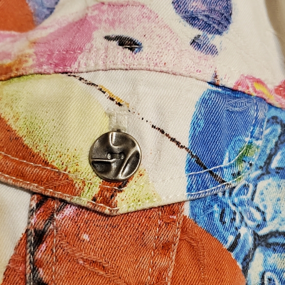 Chicos floral denium jacket - Picture 3 of 9